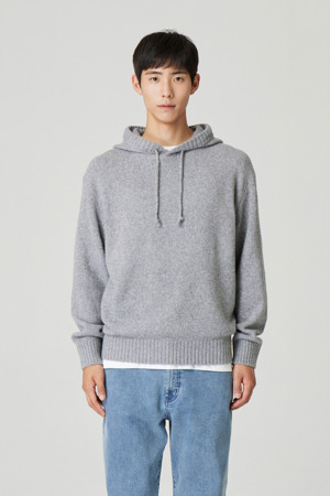 PLATED BOUCLE HOOD KNIT (247)