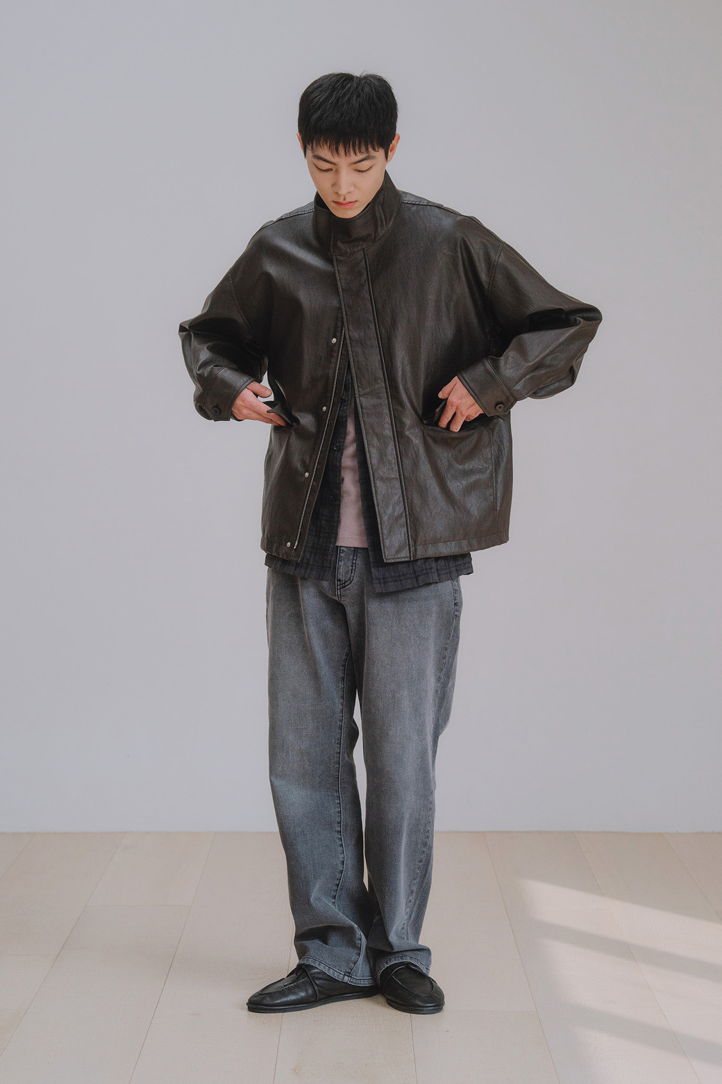 24/7 series - 캐주얼팬츠 - SEMI-WIDE STRAIGHT DENIM (247)