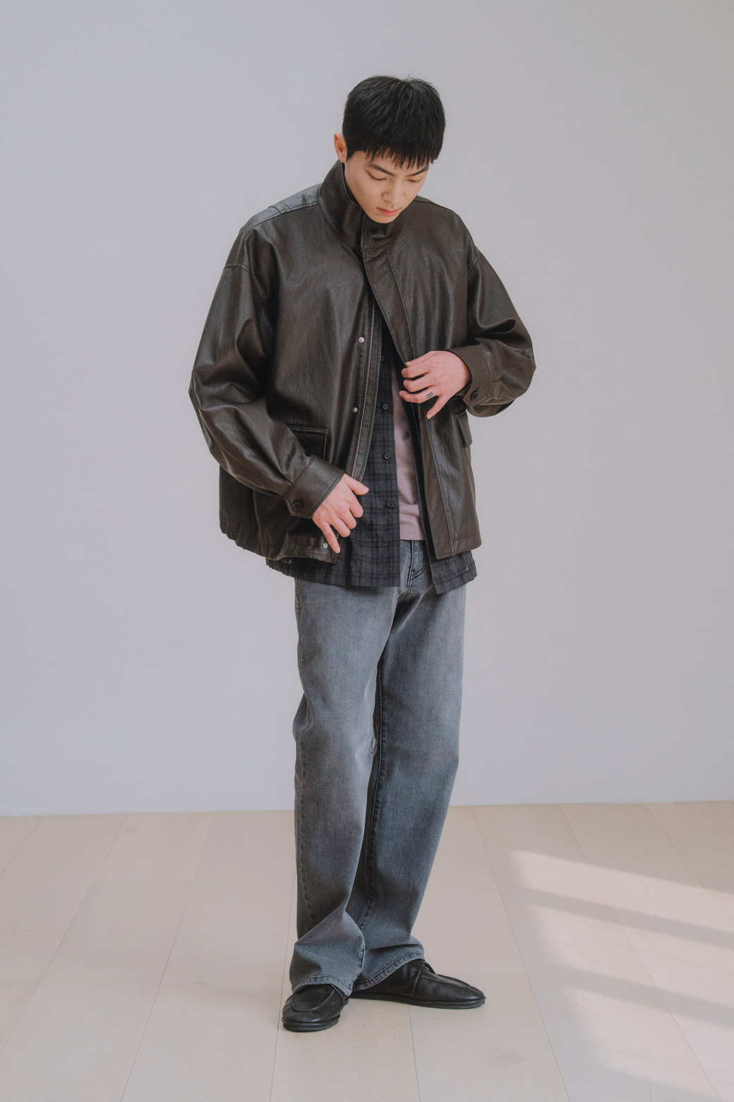 24/7 series - 캐주얼팬츠 - SEMI-WIDE STRAIGHT DENIM (247)
