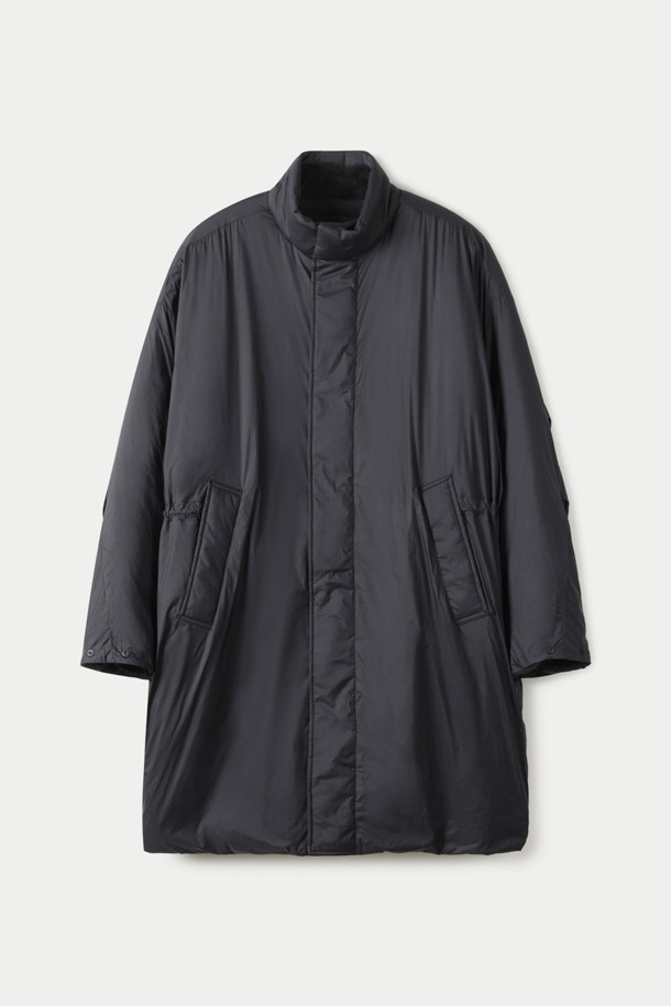 TORAY PRIMALOFT PADDED MAXI-FIT COAT (247)_BLACK_0
