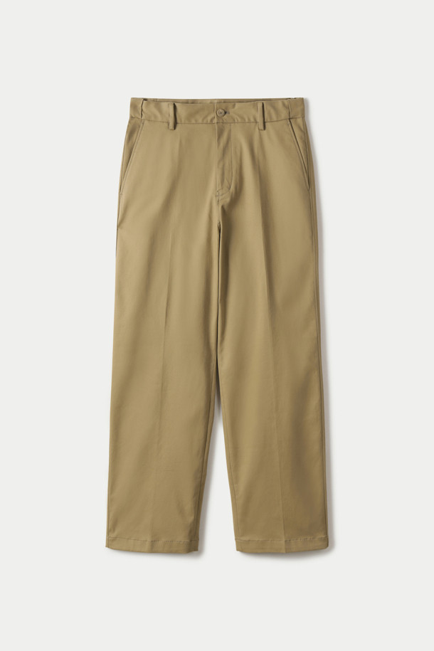 MOLESKINE SEMI-WIDE PANTS (247)_BEIGE_0