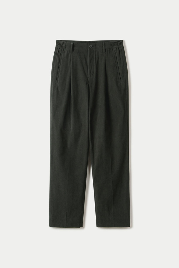 CORDUROY SEMI-WIDE PANTS  (247)_GREY_0
