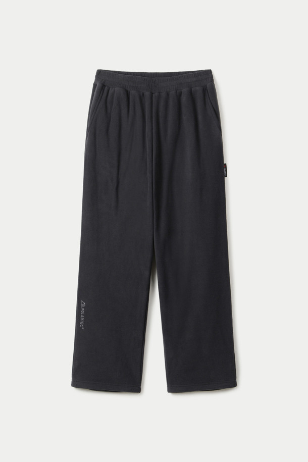 POLARTEC FLEECE WIDE PANTS BLACK (247)_BLACK_0