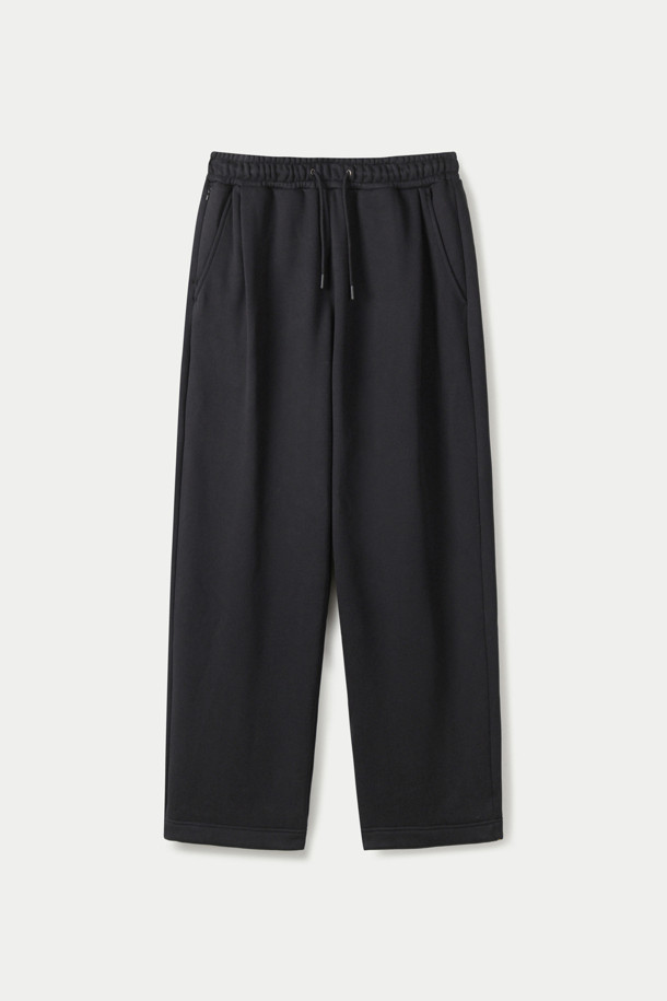 SUPIMA WIDE SWEATPANTS (247)_BLACK_0