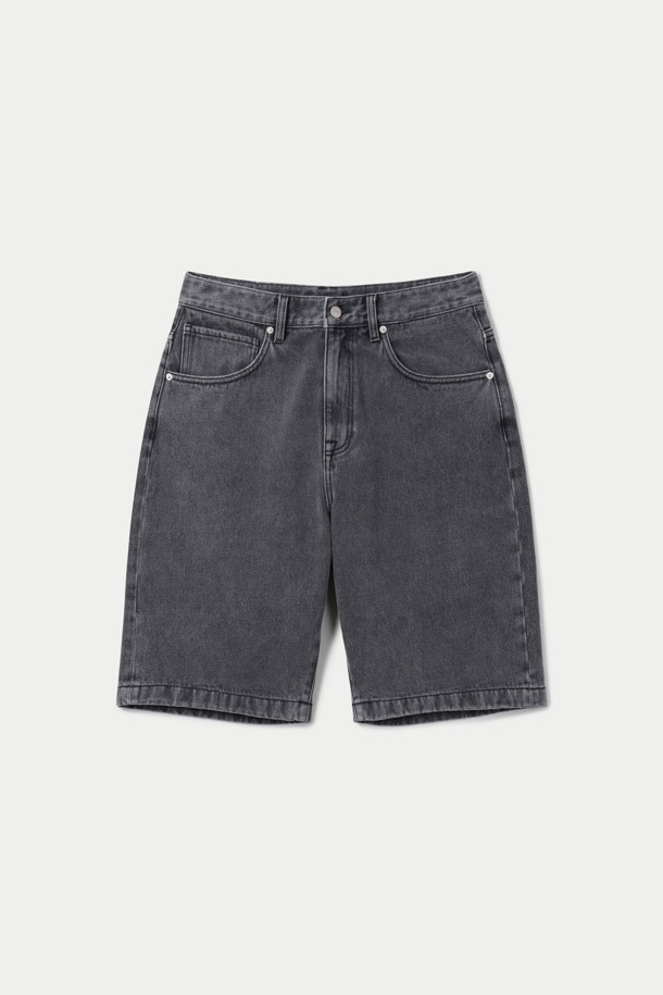 DENIM SHORT PANTS (247)_GREY_0