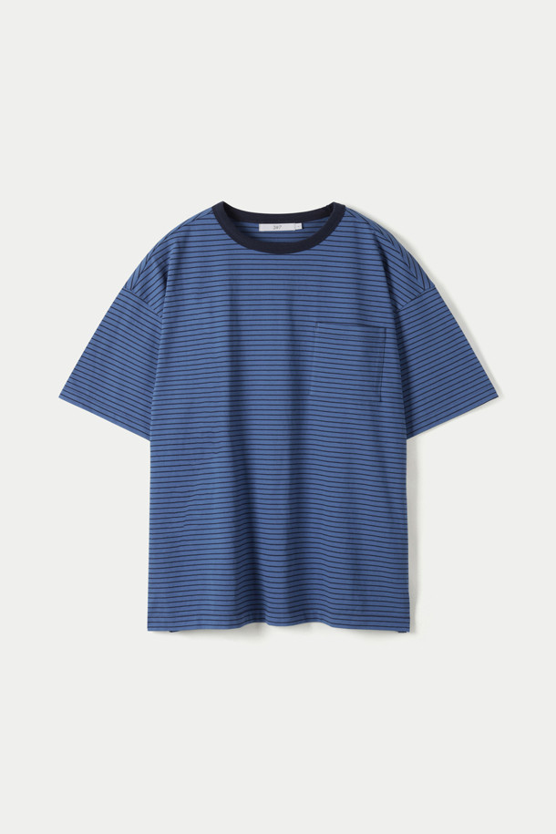 24/7 series - 반팔티셔츠 - USA COTTON 20's STRIPE TEE