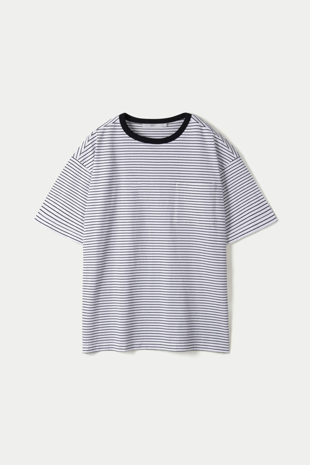 24/7 series - 반팔티셔츠 - USA COTTON 20's STRIPE TEE