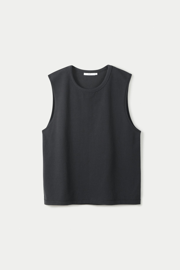 MODULATION SEAM SLEEVELESS (247)_GREY_0