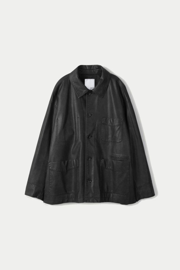 24/7 series - 블루종/점퍼 - LEATHER FRENCH WORK JACKET (247)