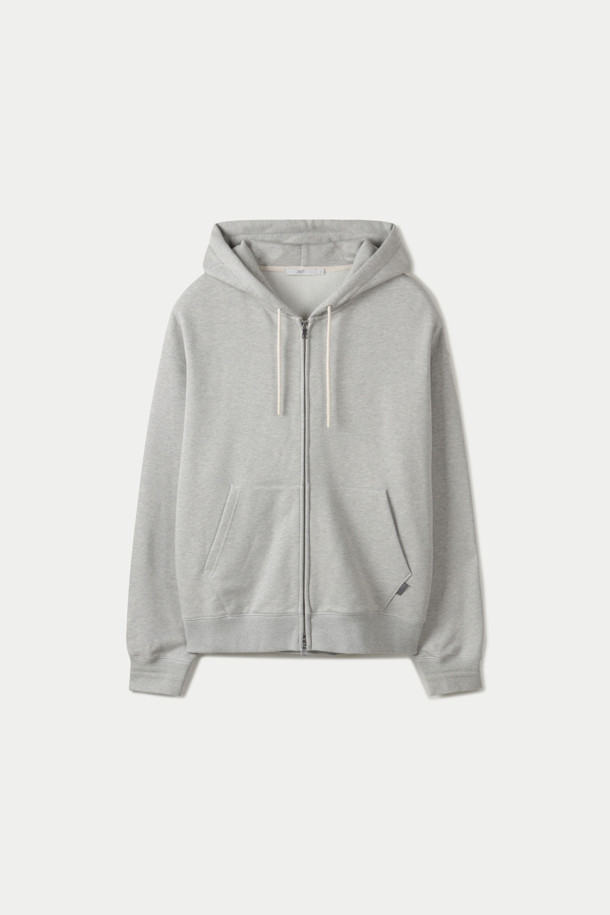 SUPIMA HOOD ZIPUP PARKA (247)_GREY_0
