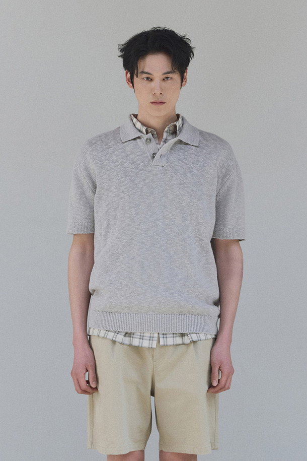 24/7 series - 스웨터 - CROCHET COTTON COLLAR KNIT (247)
