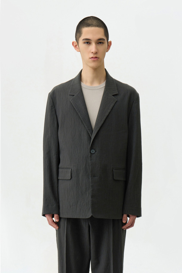 24/7 series - 수트/블레이저자켓 - SHEER CREASE TAILORED JACKET (SEERSUCKER) 247