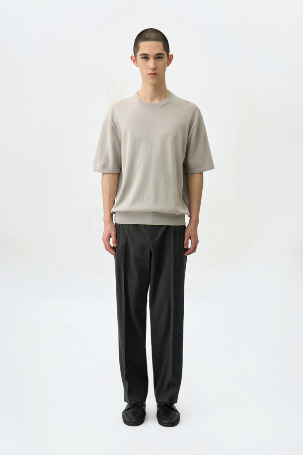 24/7 series - 캐주얼팬츠 - SHEER CREASE TAPERED PANTS (SEERSUCKER) 247