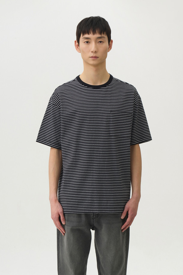 24/7 series - 반팔티셔츠 - USA COTTON 20's STRIPE TEE