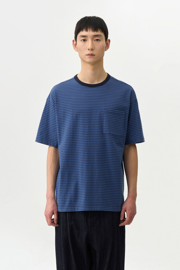 24/7 series - 반팔티셔츠 - USA COTTON 20's STRIPE TEE