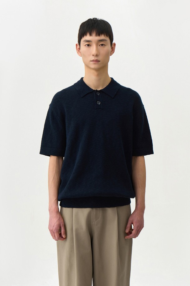 24/7 series - 스웨터 - CROCHE COTTON COLLAR KNIT (247)