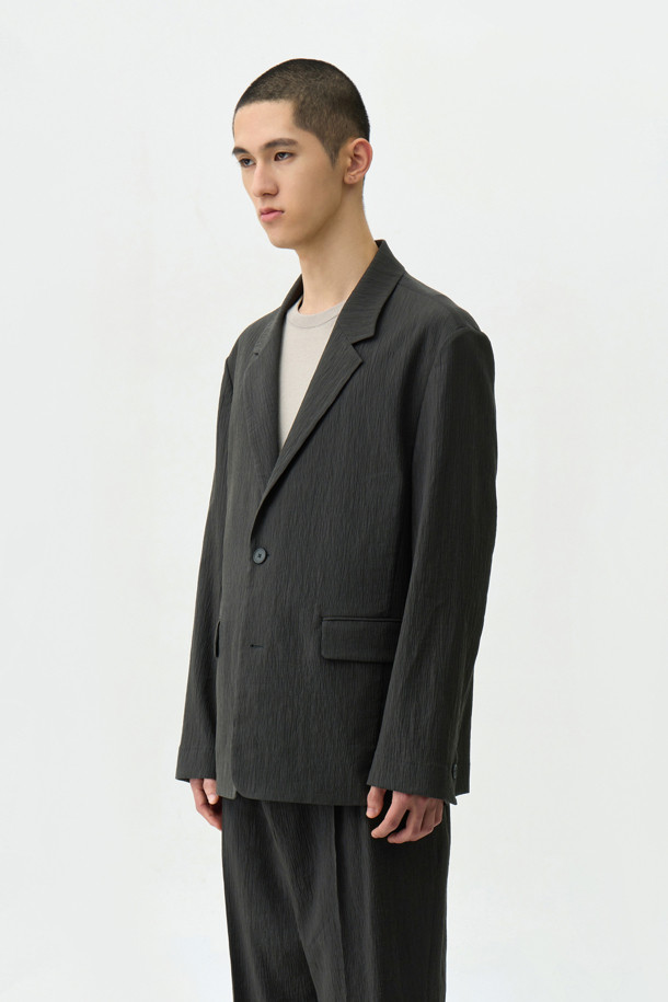 24/7 series - 수트/블레이저자켓 - SHEER CREASE TAILORED JACKET (SEERSUCKER) 247