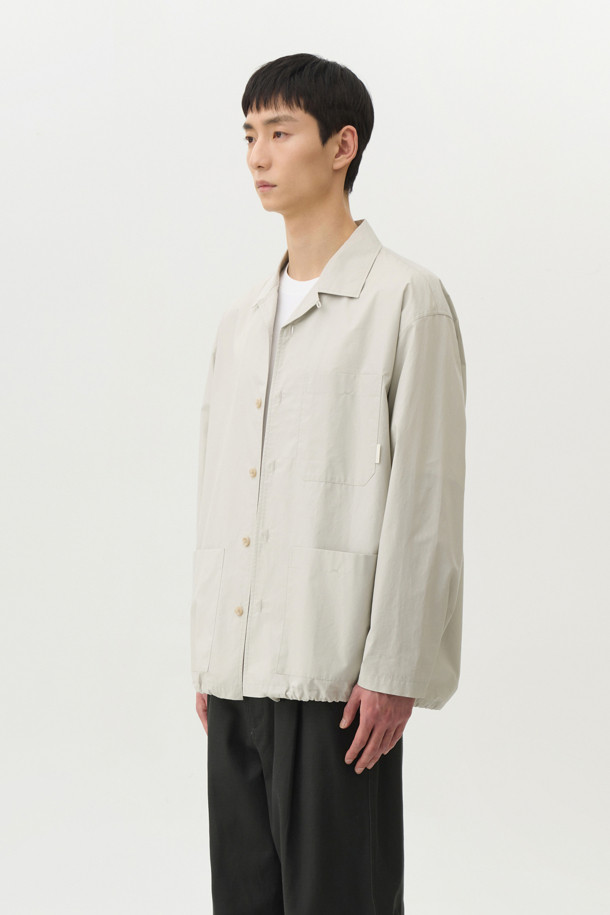 24/7 series - 캐주얼셔츠 - OVERSIZED SHIRTING COTTON JACKET (247)