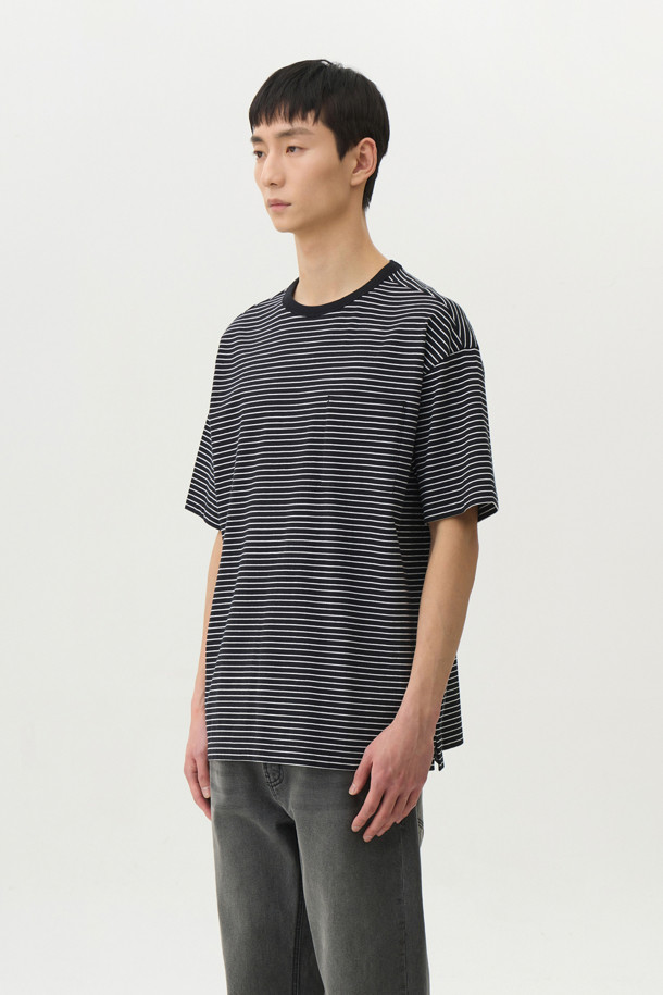 24/7 series - 반팔티셔츠 - USA COTTON 20's STRIPE TEE