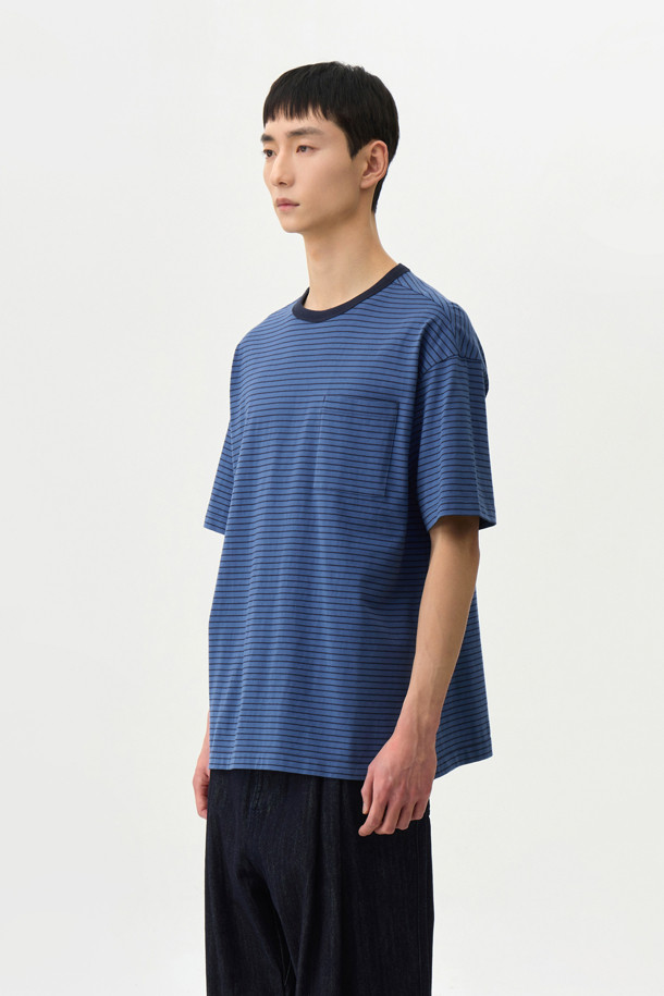 24/7 series - 반팔티셔츠 - USA COTTON 20's STRIPE TEE