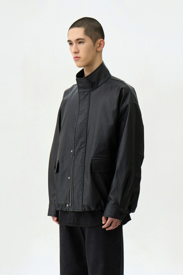 24/7 series - 블루종/점퍼 - LEATHER FIELD JACKET (247)