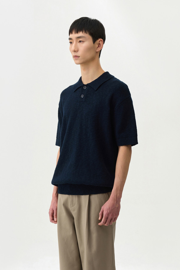 24/7 series - 스웨터 - CROCHE COTTON COLLAR KNIT (247)