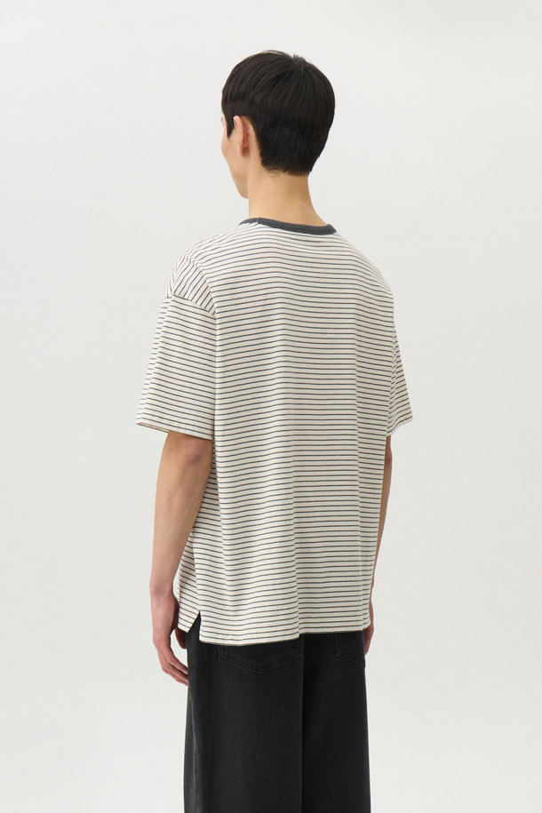 24/7 series - 반팔티셔츠 - USA COTTON 20's STRIPE TEE