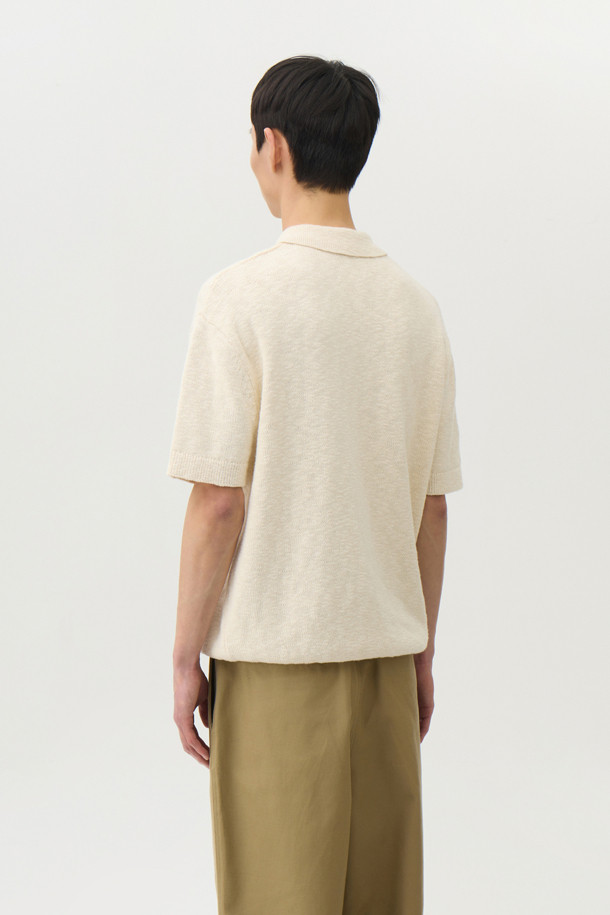 24/7 series - 스웨터 - CROCHE COTTON COLLAR KNIT (247)