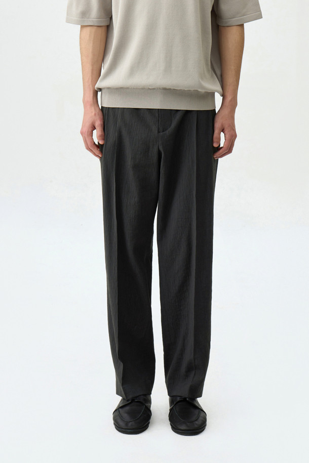 24/7 series - 캐주얼팬츠 - SHEER CREASE TAPERED PANTS (SEERSUCKER) 247