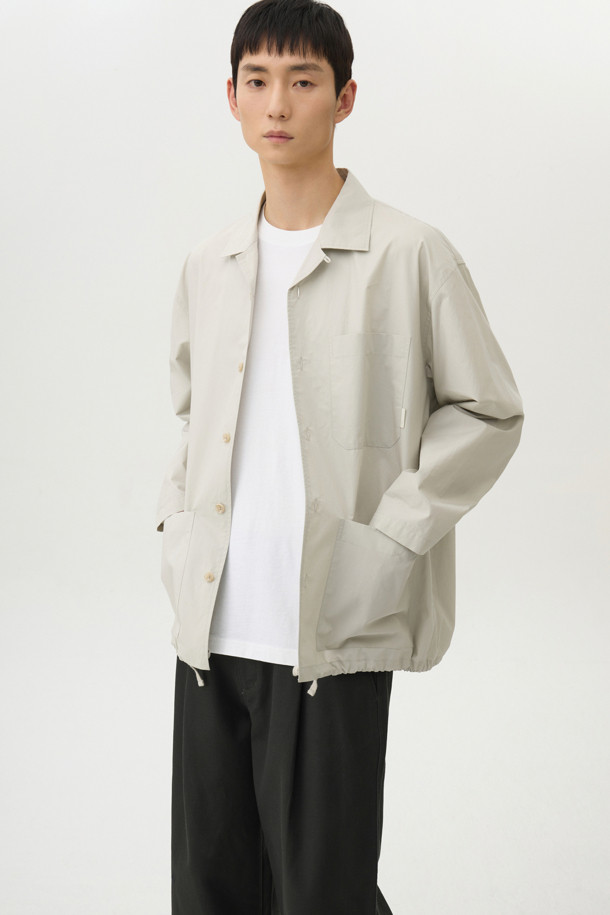 24/7 series - 캐주얼셔츠 - OVERSIZED SHIRTING COTTON JACKET (247)