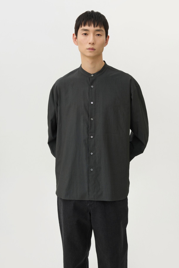 24/7 series - 긴팔셔츠 - VOILE CREASE OVERSIZED SHIRTS (247)