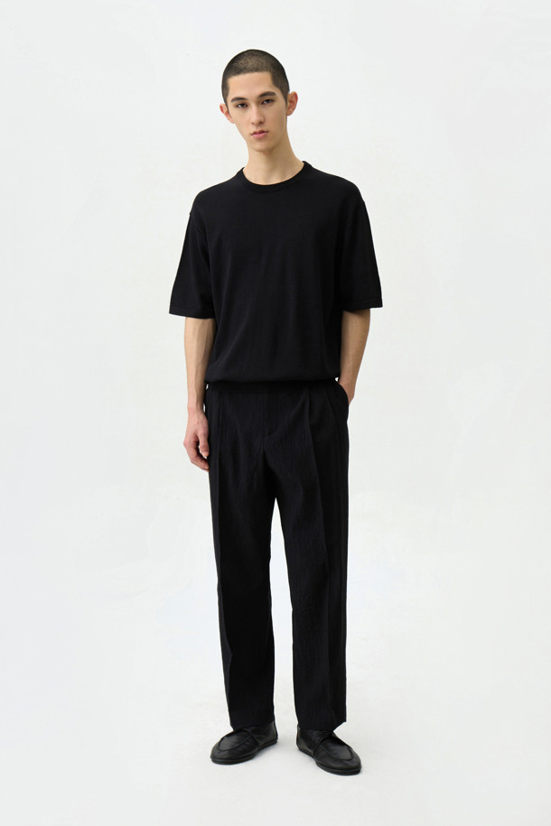 24/7 series - 캐주얼팬츠 - SHEER CREASE TAPERED PANTS (SEERSUCKER) 247