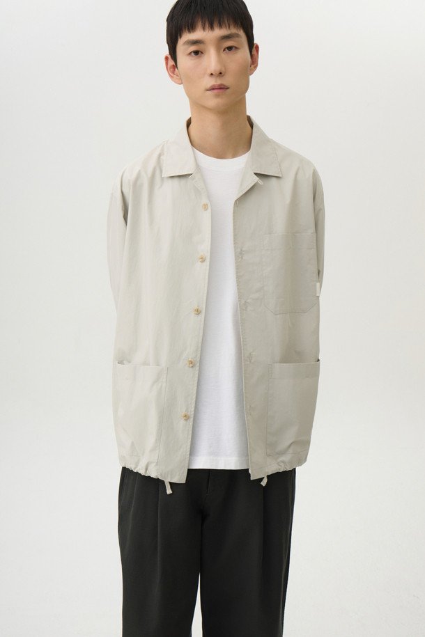 24/7 series - 캐주얼셔츠 - OVERSIZED SHIRTING COTTON JACKET (247)