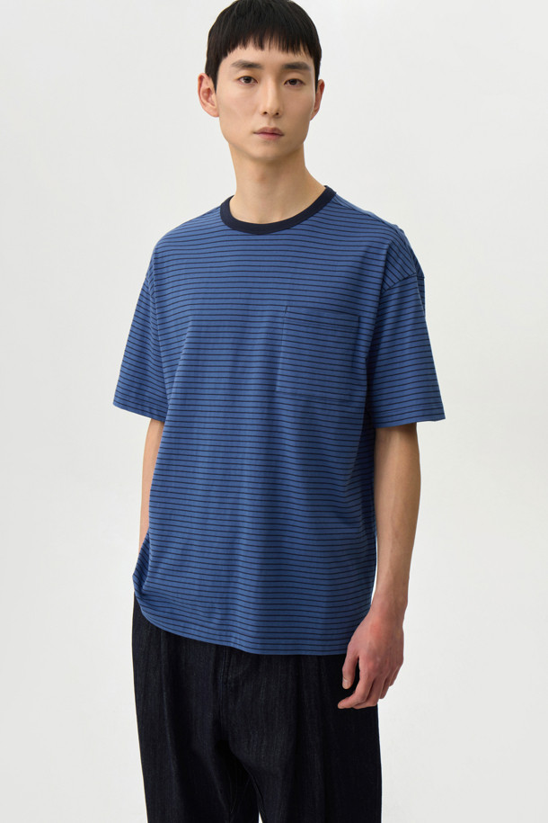 24/7 series - 반팔티셔츠 - USA COTTON 20's STRIPE TEE