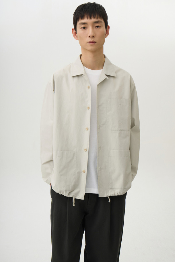 24/7 series - 캐주얼셔츠 - OVERSIZED SHIRTING COTTON JACKET (247)