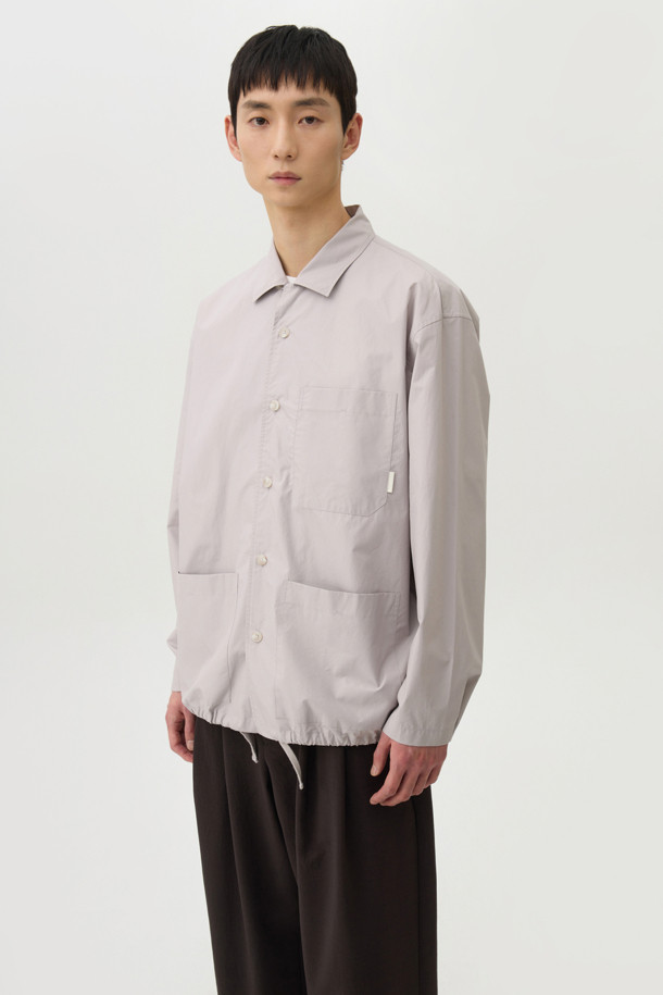 24/7 series - 캐주얼셔츠 - OVERSIZED SHIRTING COTTON JACKET (247)