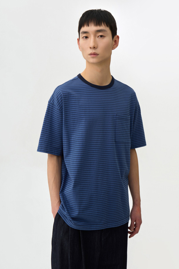 24/7 series - 반팔티셔츠 - USA COTTON 20's STRIPE TEE