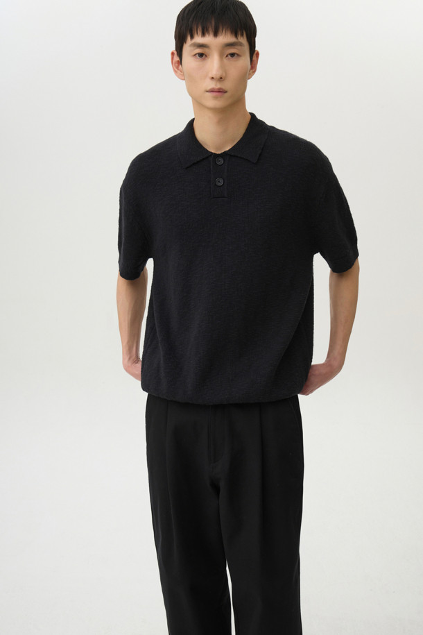 24/7 series - 스웨터 - CROCHE COTTON COLLAR KNIT (247)