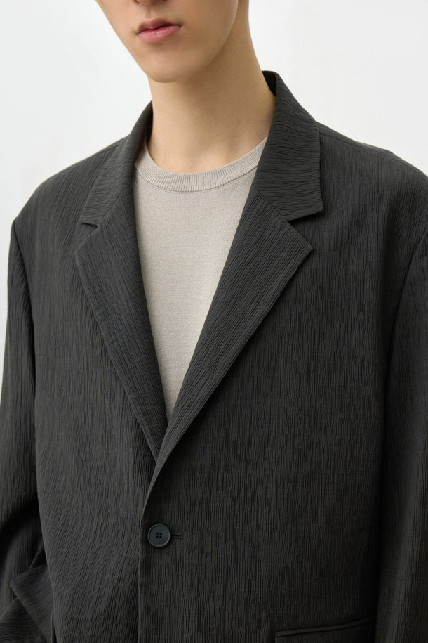 24/7 series - 수트/블레이저자켓 - SHEER CREASE TAILORED JACKET (SEERSUCKER) 247