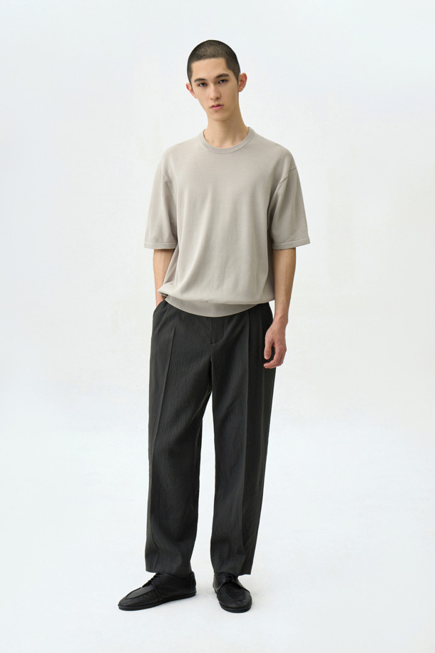 24/7 series - 캐주얼팬츠 - SHEER CREASE TAPERED PANTS (SEERSUCKER) 247