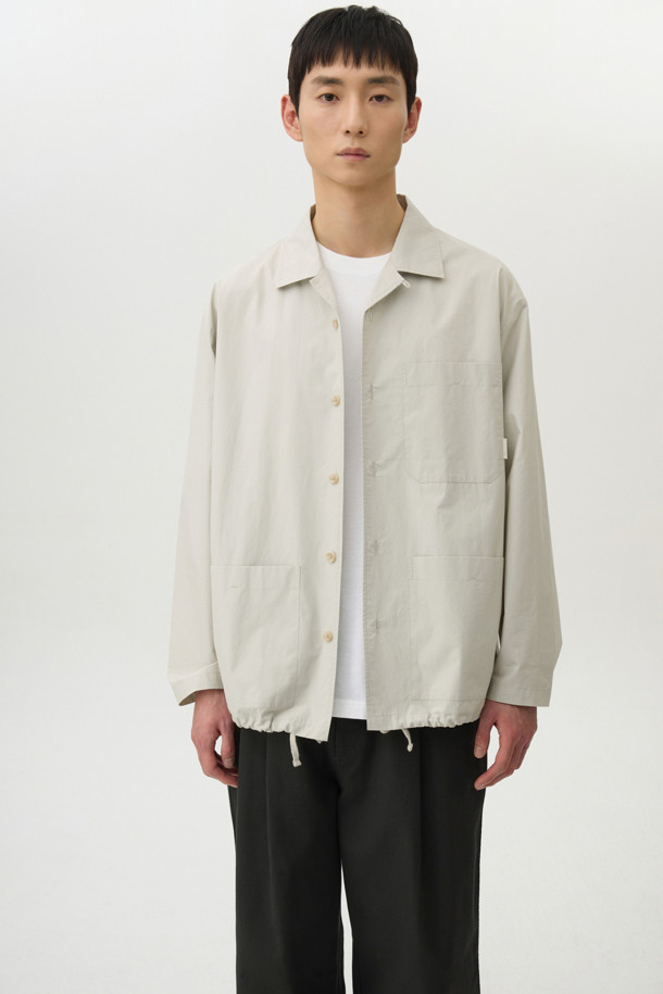 24/7 series - 캐주얼셔츠 - OVERSIZED SHIRTING COTTON JACKET (247)