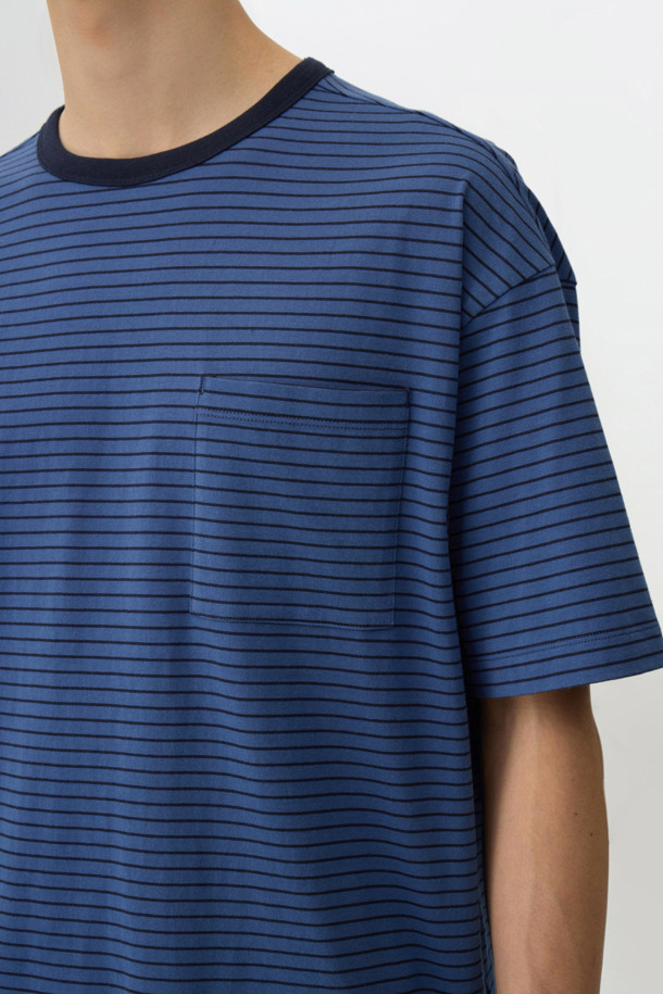 24/7 series - 반팔티셔츠 - USA COTTON 20's STRIPE TEE