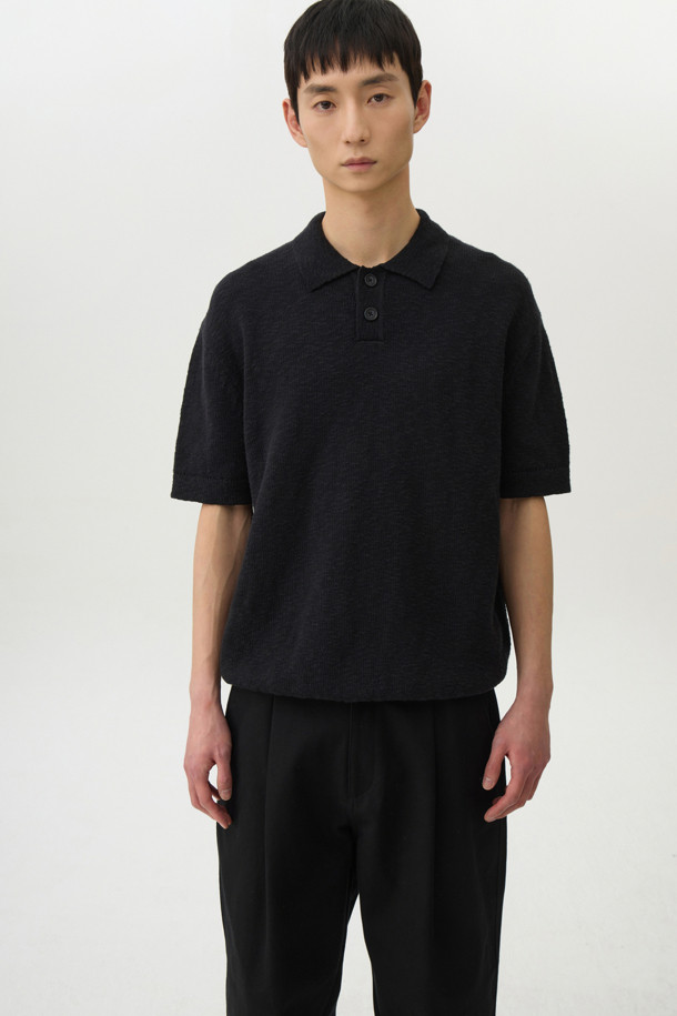 24/7 series - 스웨터 - CROCHE COTTON COLLAR KNIT (247)