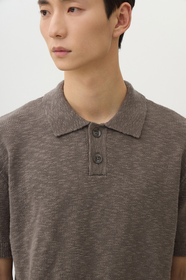 24/7 series - 스웨터 - CROCHE COTTON COLLAR KNIT (247)