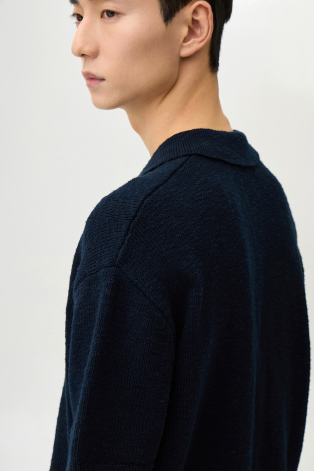 24/7 series - 스웨터 - CROCHE COTTON COLLAR KNIT (247)