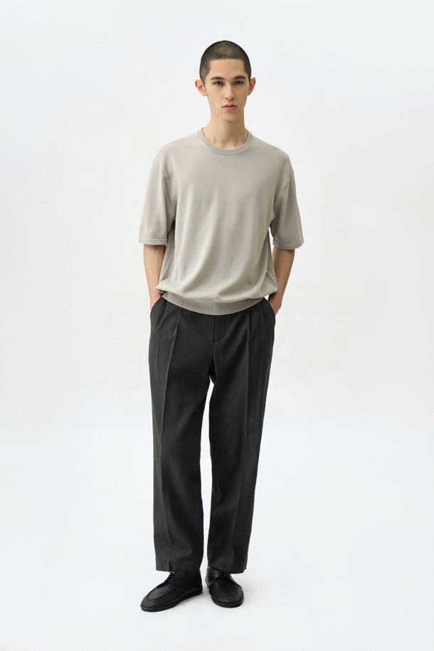 24/7 series - 캐주얼팬츠 - SHEER CREASE TAPERED PANTS (SEERSUCKER) 247