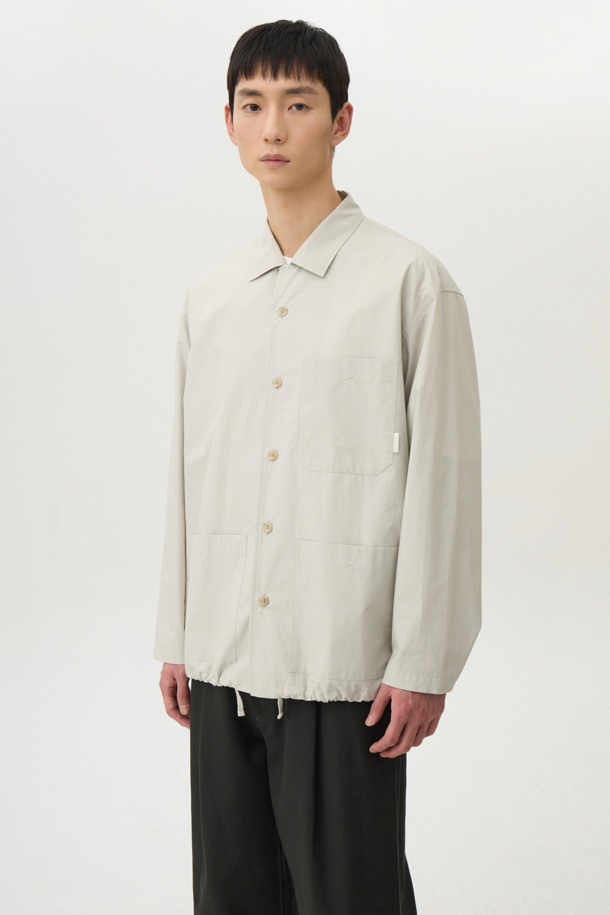 24/7 series - 캐주얼셔츠 - OVERSIZED SHIRTING COTTON JACKET (247)