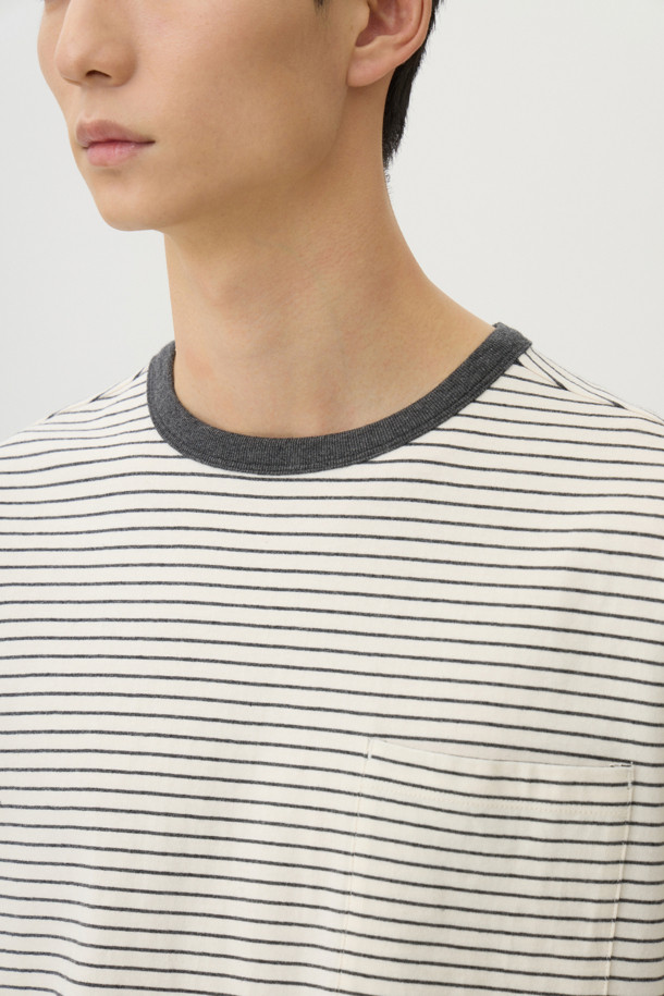 24/7 series - 반팔티셔츠 - USA COTTON 20's STRIPE TEE