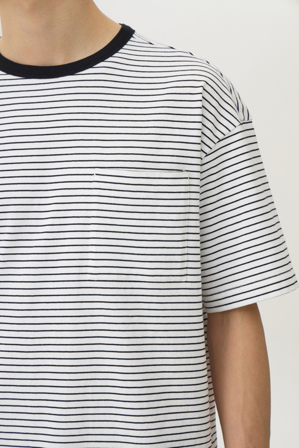 24/7 series - 반팔티셔츠 - USA COTTON 20's STRIPE TEE