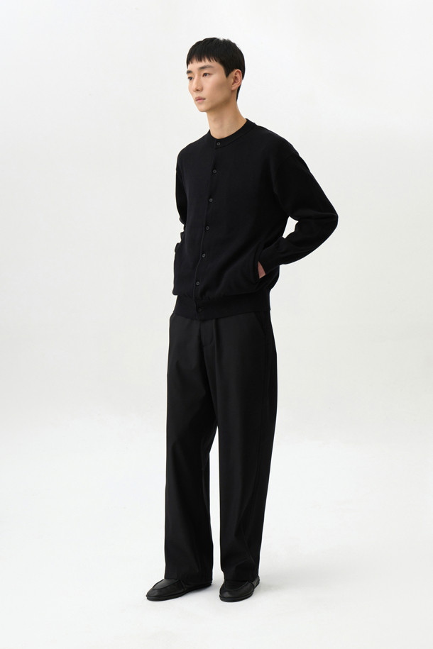 24/7 series - 가디건 - HIGHGAUGE ROUND NECK CARDIGAN (247)